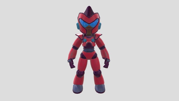 Chibi Robot 3D Model