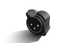 XLR NC3FAH1 Female PCB Mount Connector