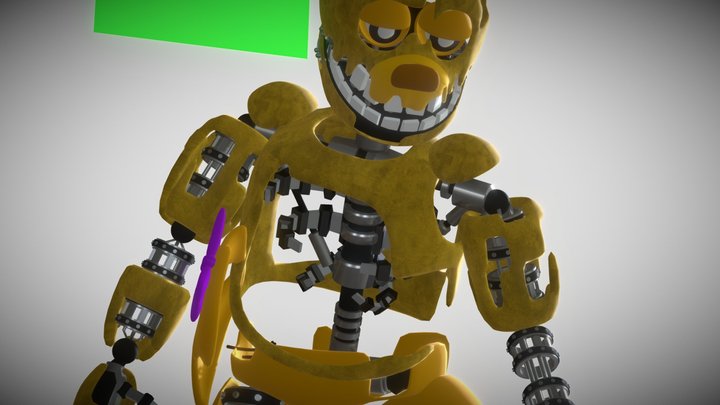 Fan made old spring Bonnie 3D Model