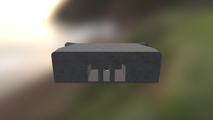Abri pour Mitrailleur 3D Model