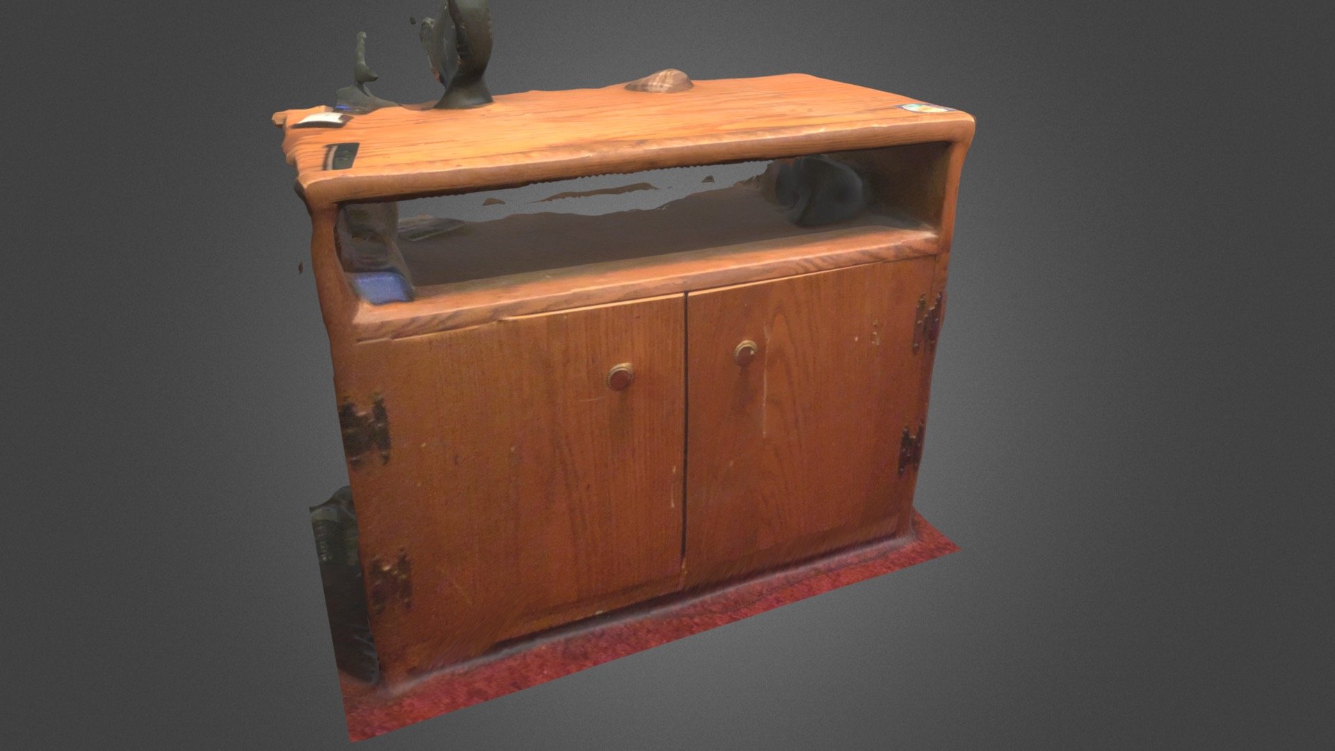 3D Scan of Brown Cabinet