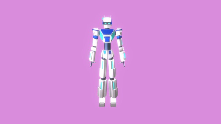Armored Mecha 1.0 3D Model