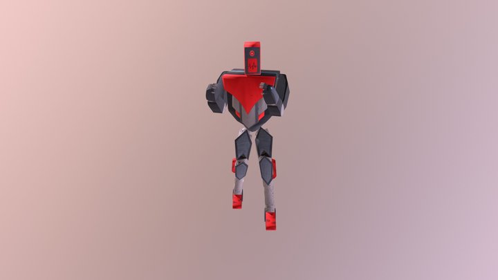 Idle2 Robot 3D Model