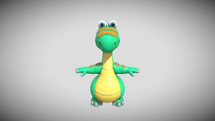 dino lp uv 3D Model