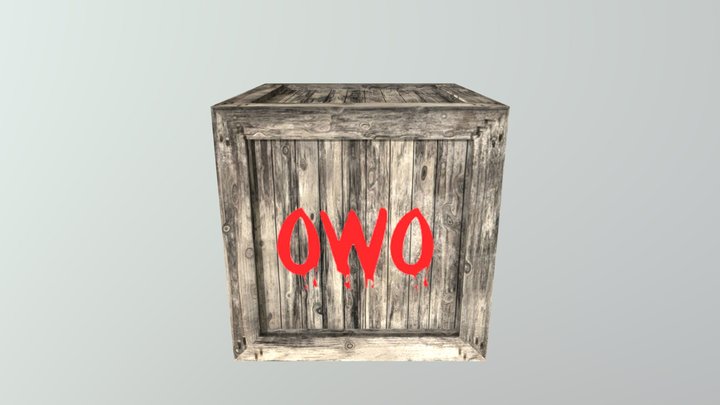 Crate 3D Model