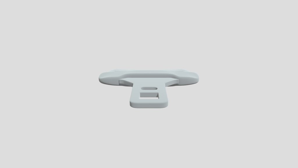 Strap buckle with cutout slots