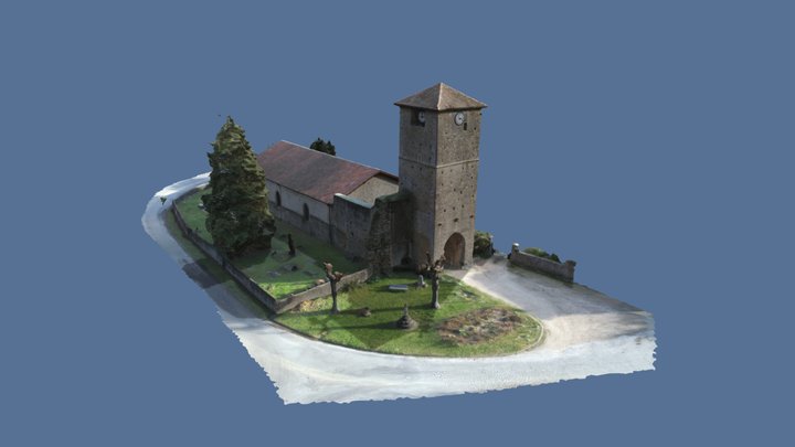 Eglise Beauchalot 3D Model