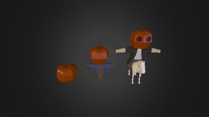 NewBob com cavalo 3D Model