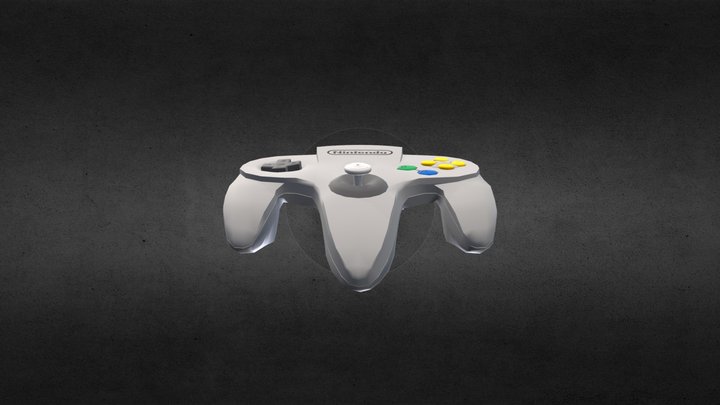 N64 Controller 3D Model