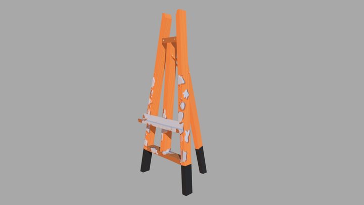 Easel 3D Model