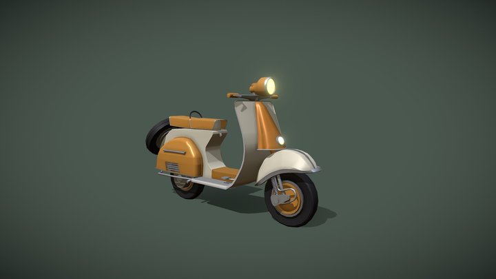 DZ_Detailing_scooter_XYZ_DraftPunk_4 3D Model