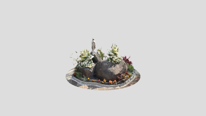 Virgin Mary 3D Model