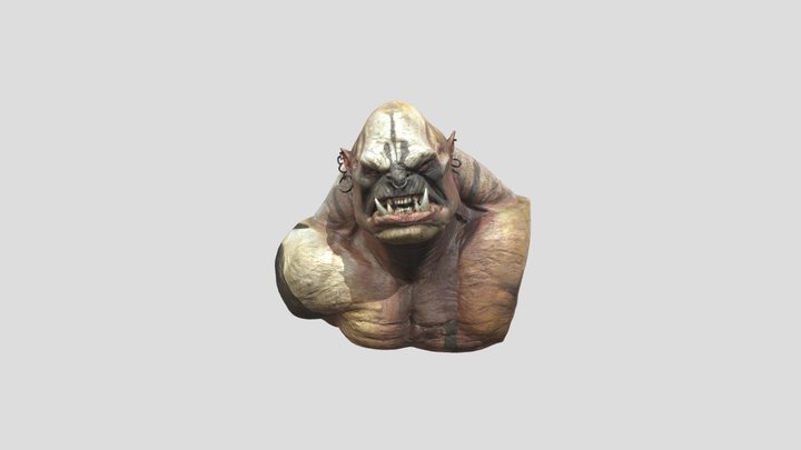 Orc Fury 3D Model