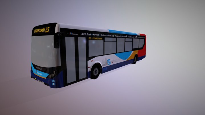 ADL Enviro 200 MMC Stagecoach Portsmouth 3D Model