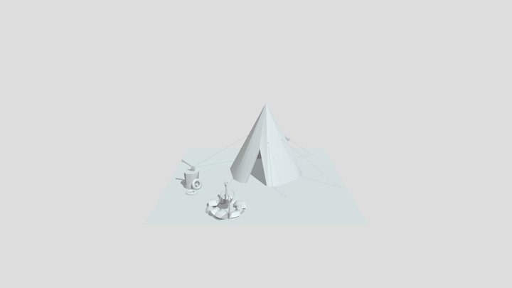 1DAE23N_Terentyev_Alexander_3SimpleProps_Models 3D Model