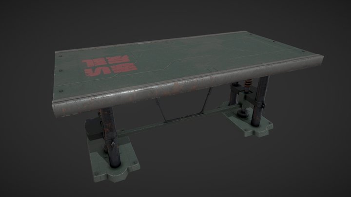 Rebel Hideout Part 2: Main Operation Table 3D Model
