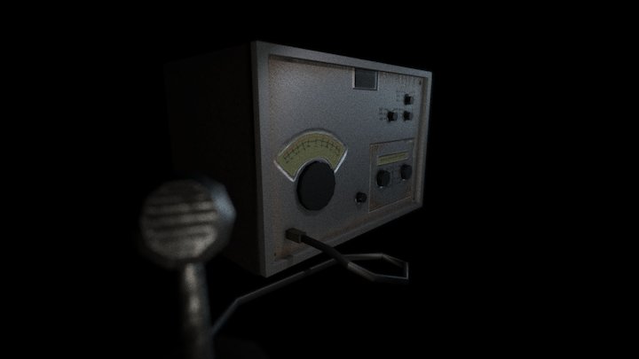 Radio 3D Model