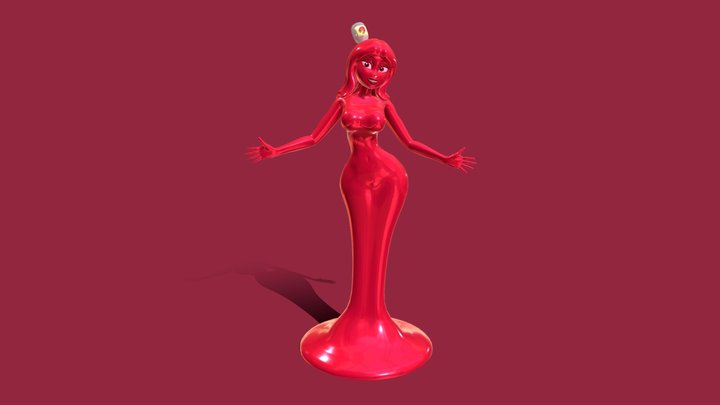 Jelly the Slime 3D Model