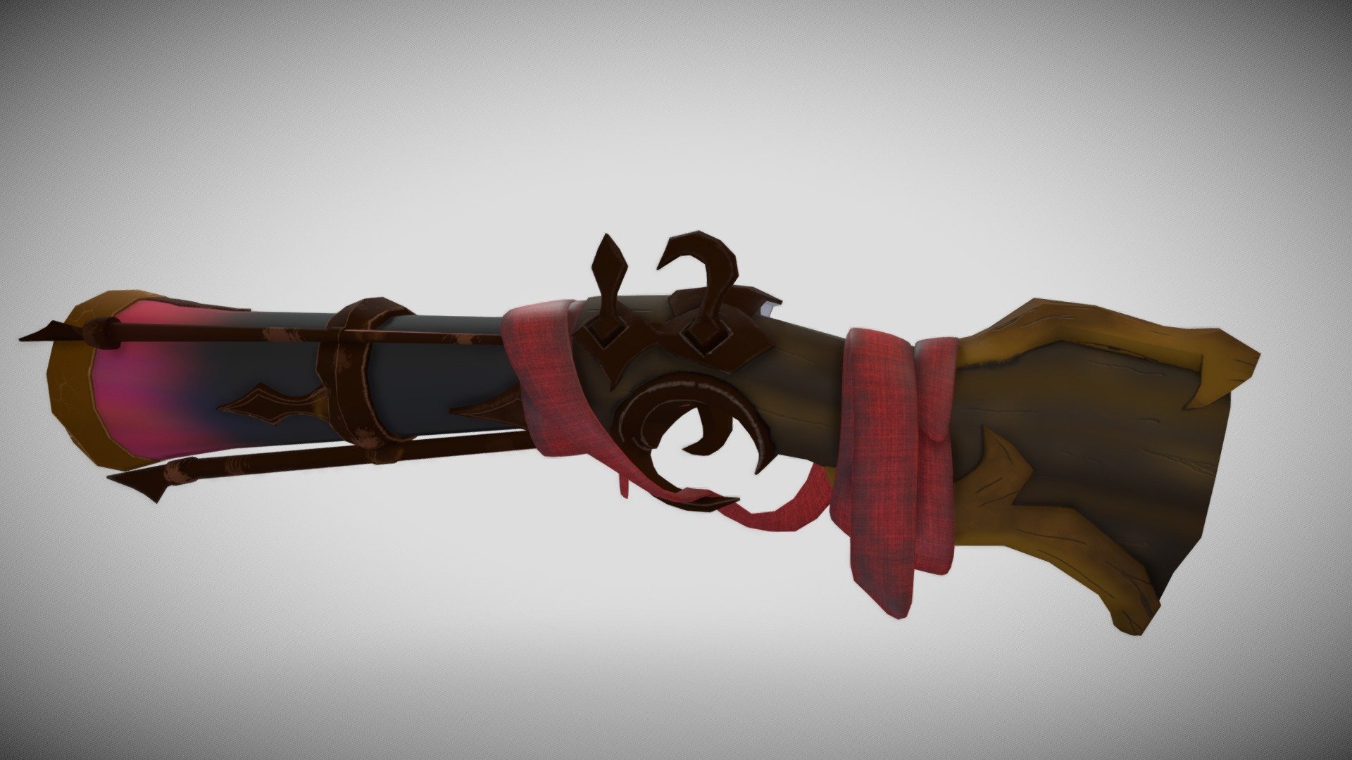 Sea Of Thieves Gun — Sketchfab embed 3D viewer