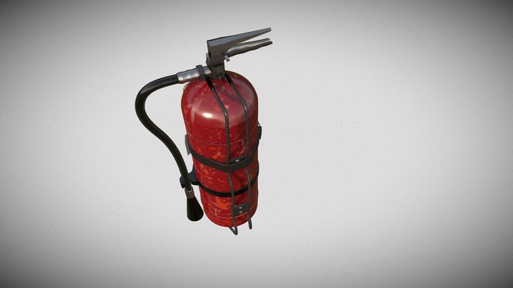 fire extinguisher 3D Model