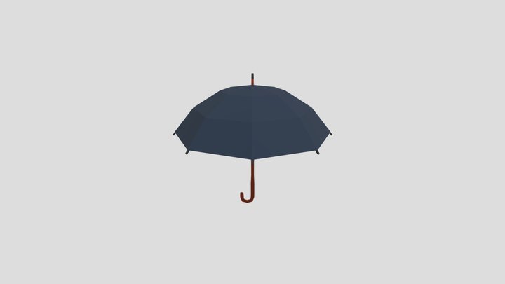 Umbrella by Google Poly 3D Model