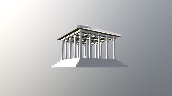 Model with Primitives 3D Model