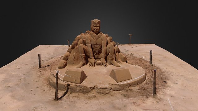 Escultura de Areia - Fiesa - Algarve 3D Model