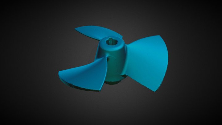 3D скан пропеллера 3D Model