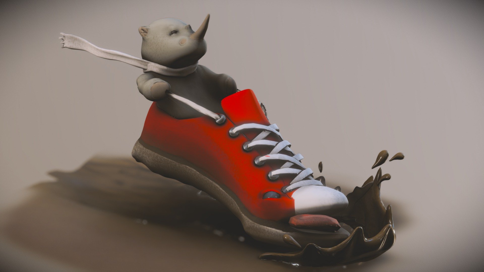 Mudslider Rhino - Day 07 - 3D model by Asha Basha (@Kaini) [e71a3f8 ...