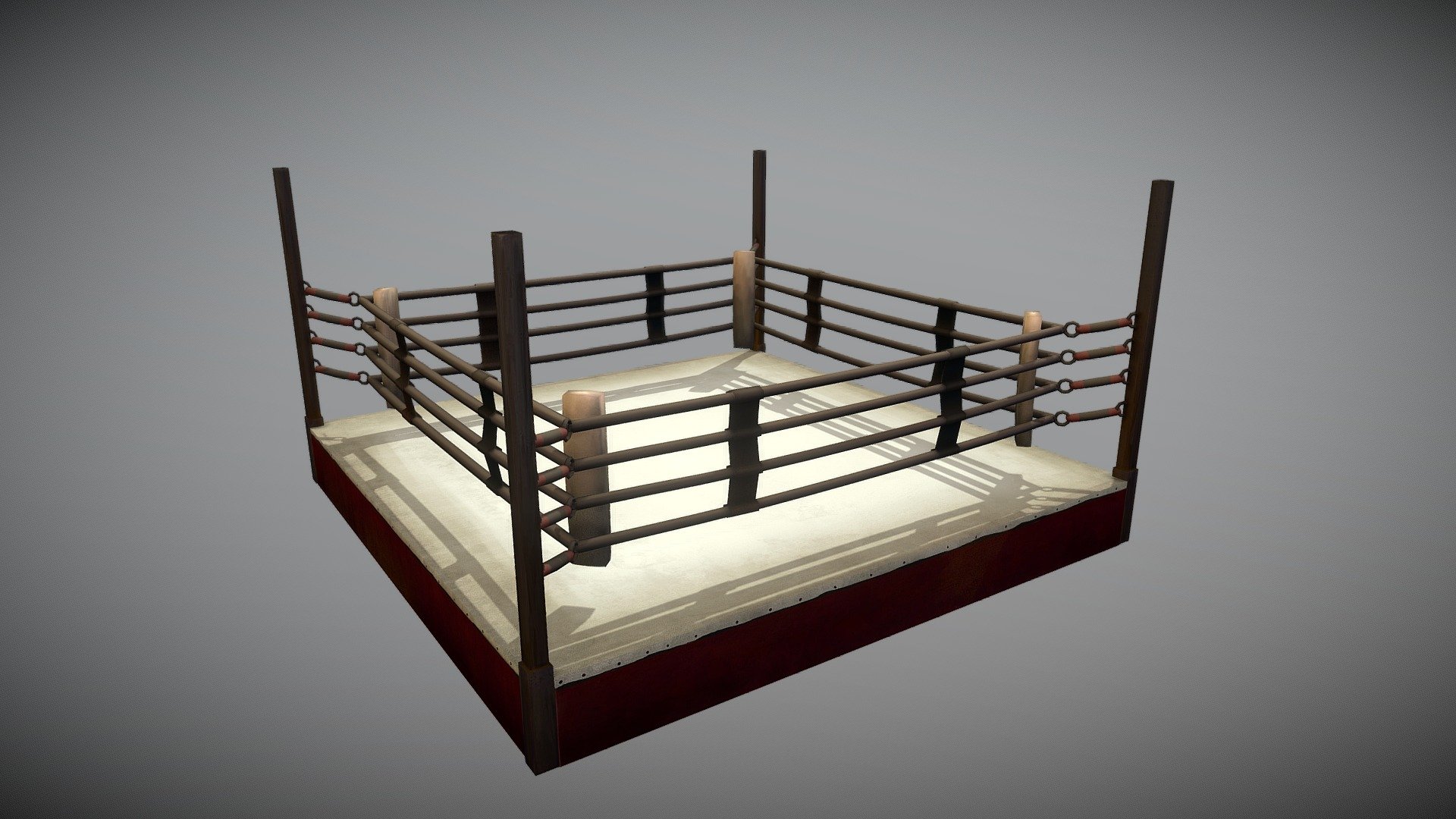 Stylized Boxing Ring - 3D model by christianpacis (@cpacis) [e71c46c ...