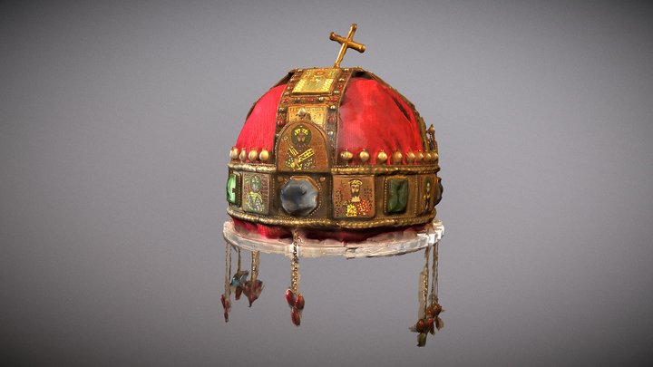 Magyar Szent Korona esztergomi másolat 3D Model