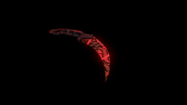 Karambit | Calligraffiti 3D Model