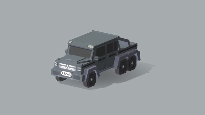 Mercedex 6x6 class G 3D Model