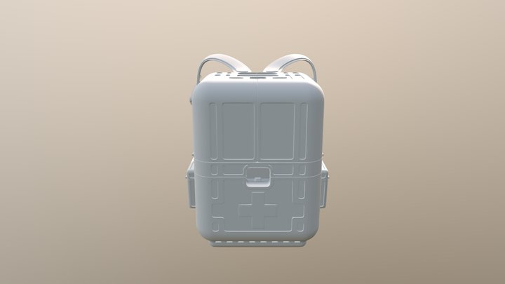 Рюкзак-укладка для работников СМП 3D Model