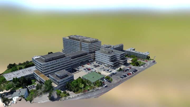 2017 Detska fakultna nemocnica 3d Mesh 3D Model