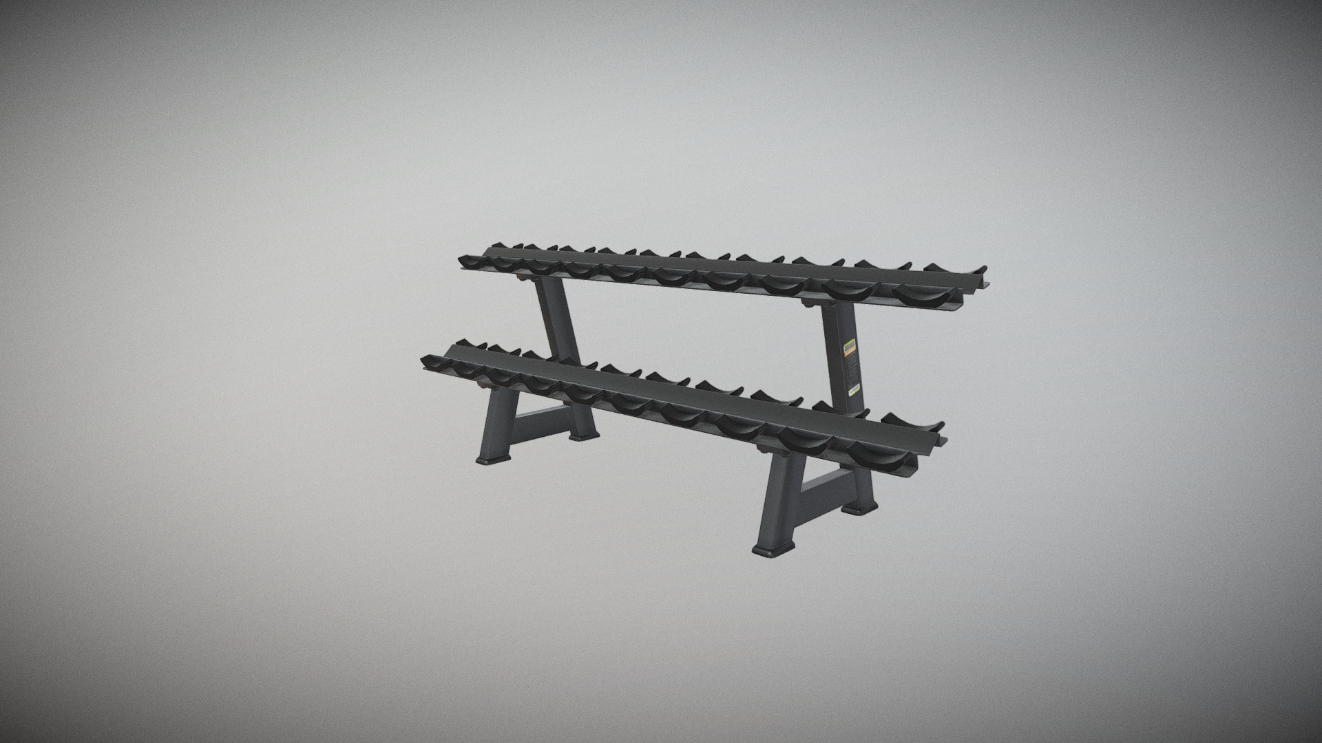 DOUBLE DUMBELL RACK - 3D model by supersport-fitness [e71d6d4] - Sketchfab