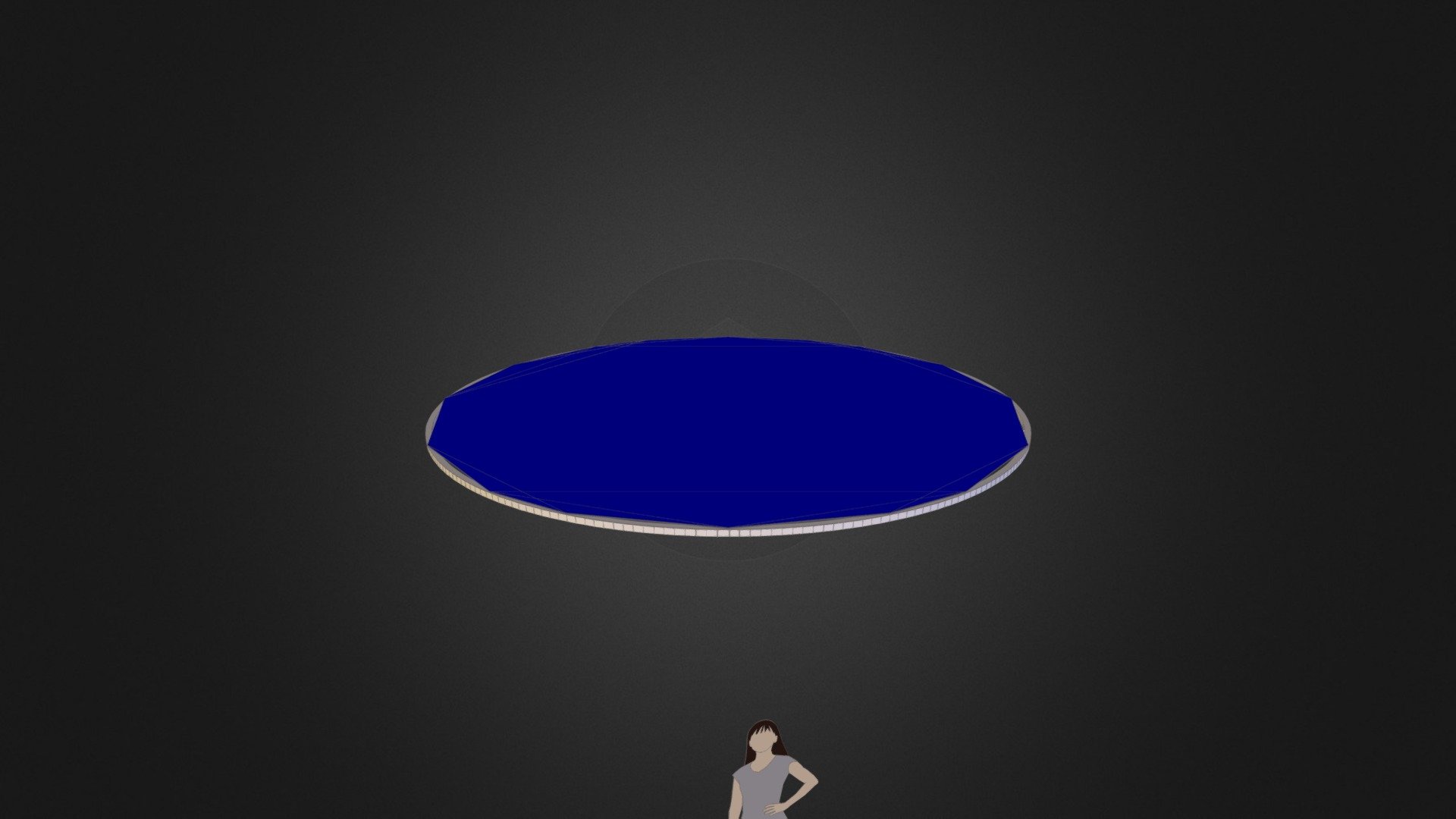 Round Ceiling Header - Code:HEDR-FLATR — Sketchfab embed 3D viewer