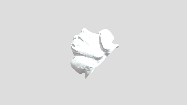 Statua di una rana 3D Model