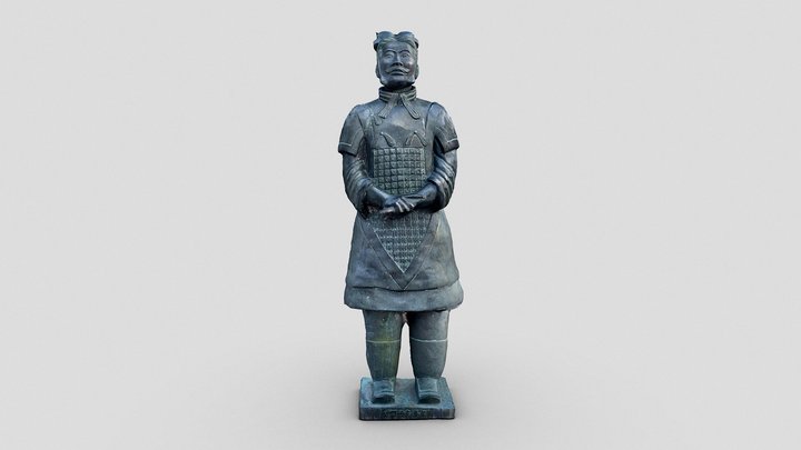 240: Chinese Warrior Statue - Unknown Artist – Modèle 3D gratuit STL
