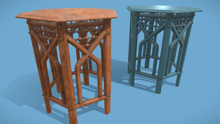1800s Stick and Ball End Tables Type A