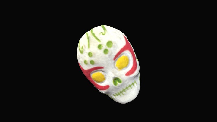 Skull Candy Eraser 3D Model