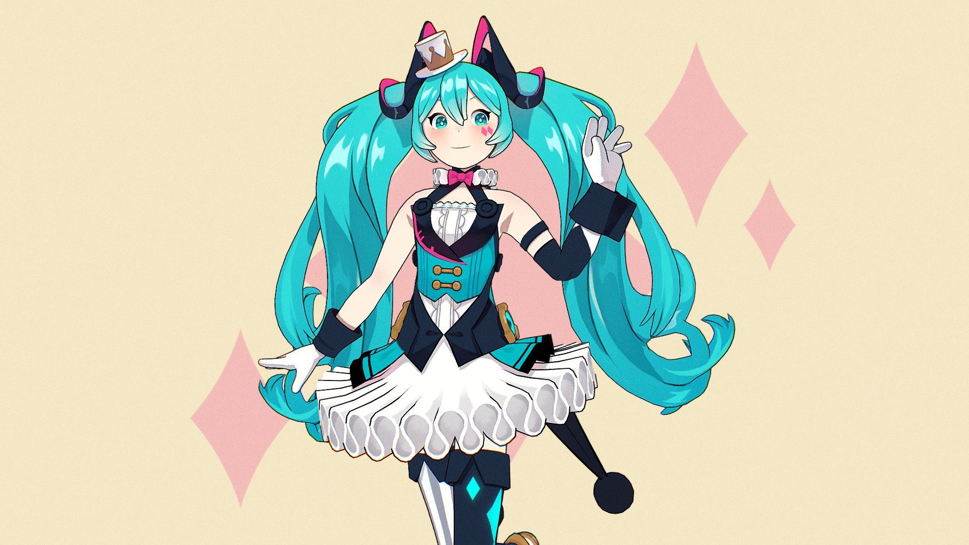 Magical Mirai Miku 3D model by Alice [e7212c0