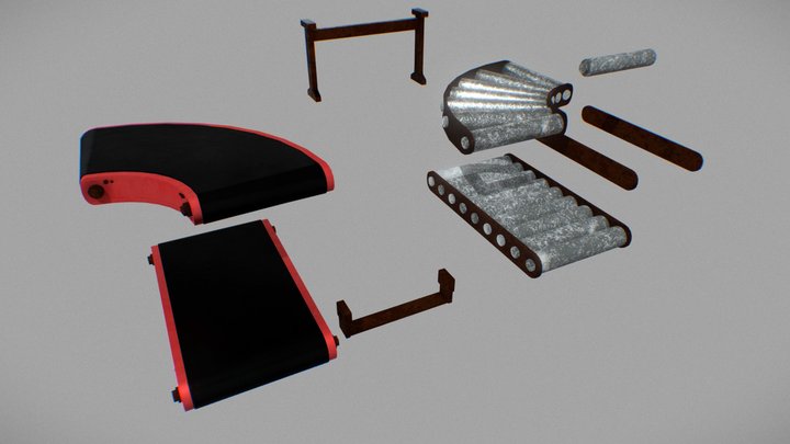 Poppy_Playtime 1: Conveyor_Pack1 3D Model