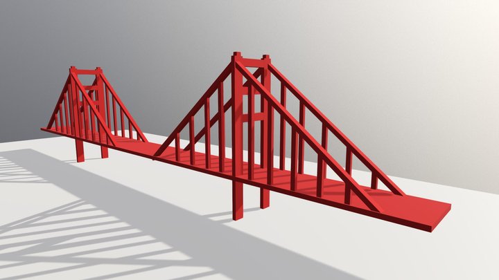 Goldengatebridge180316 3D Model