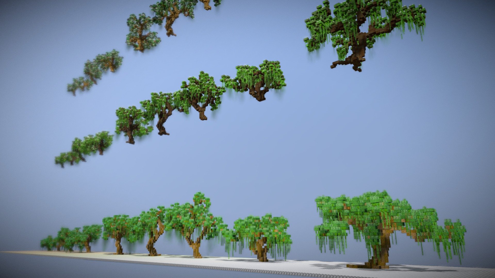 Willow Trees - 3D model by Plutouthere.