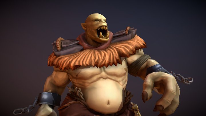 Stylized Ogre - GameReady Character 3D Model