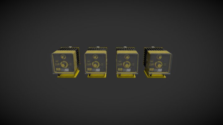Chemical Feed Pumps 3D Model