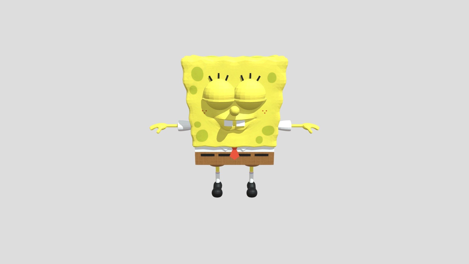 SpongeBob Download Free 3D model by alexander81408 [e7261df] Sketchfab