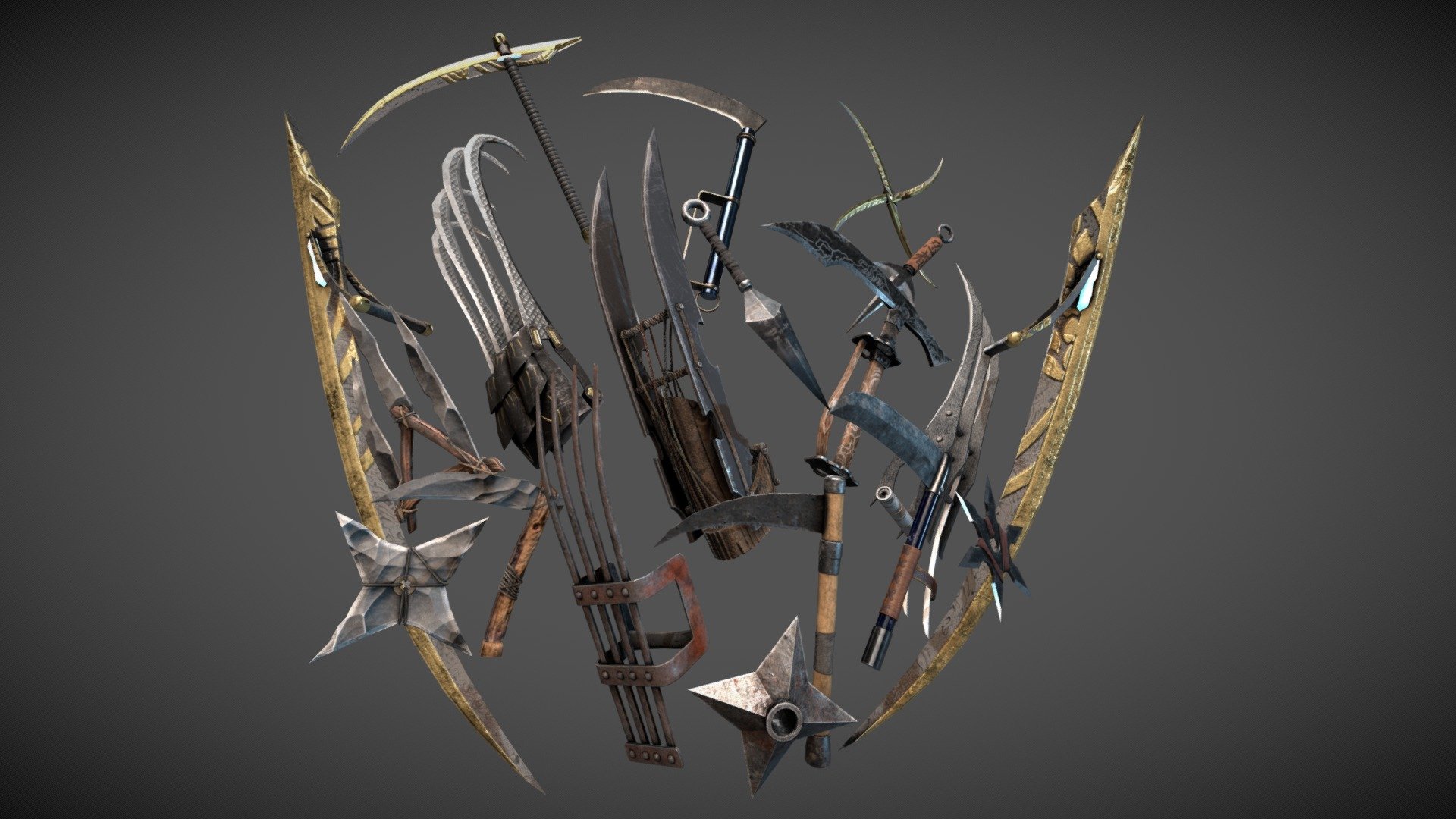 Conan Exiles Assassin's tools 3D model by Juan García Hueso
