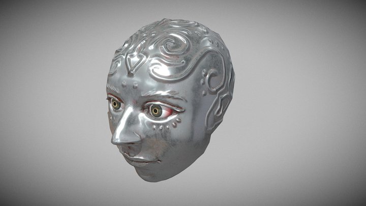 creepy head 3D Model